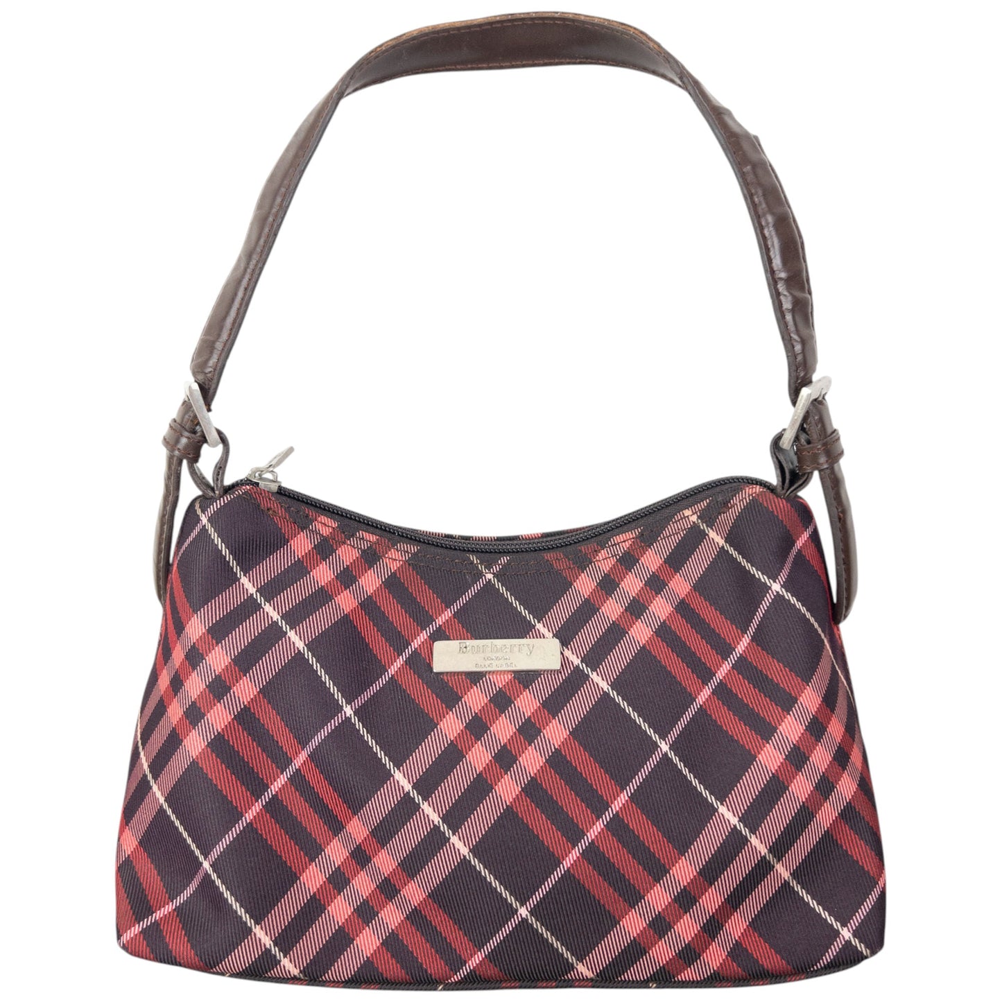 Vintage 2000s Burberry Blue Label Nova Check Shoulder Bag | O/S, Blue