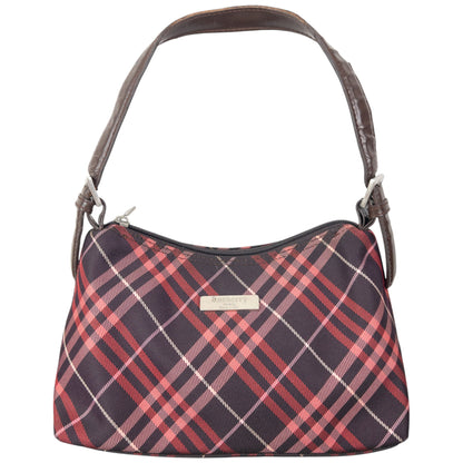 Vintage 2000s Burberry Blue Label Nova Check Shoulder Bag | O/S, Blue