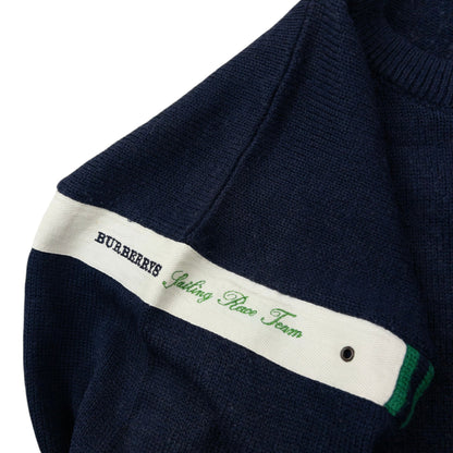 Vintage 90s Burberry Sailing Race Team Jumper Size M | Medium, Multicoloured