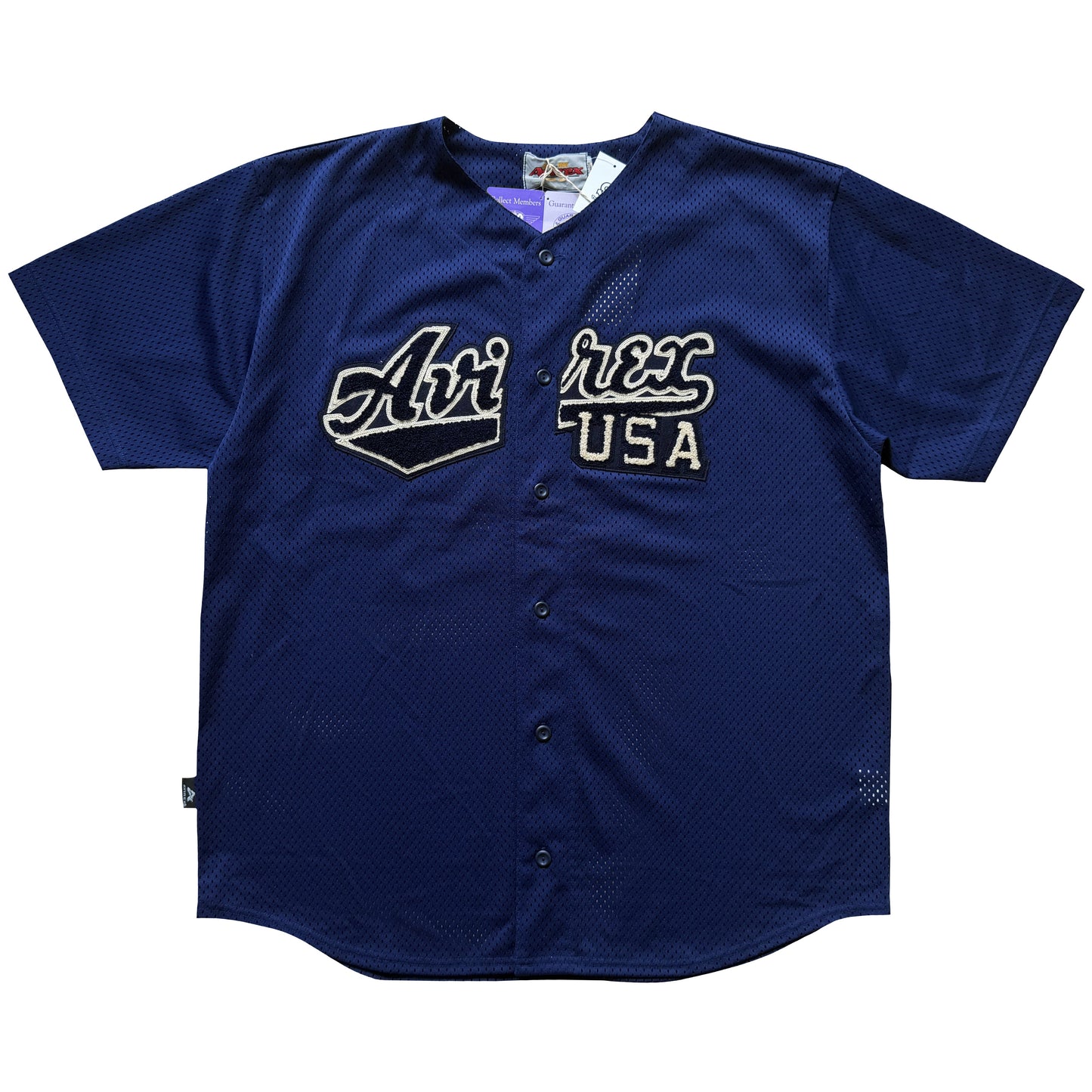 Avirex 90's Baseball Jersey - XL | XL, Blue