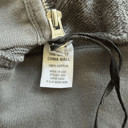 The Great China Wall 'Rocker' Sleeveless Hoodie - XS | XS, Grey
