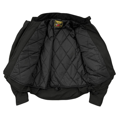 Vanson Leathers Triple Black Racing Jacket - L