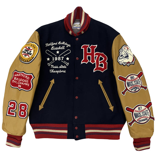 Whitesville Hartford Bulldogs Varsity Jacket - XL