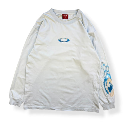 2000's Oakley 'Static O' Long Sleeve T-Shirt (L) | Default Title, Multicoloured