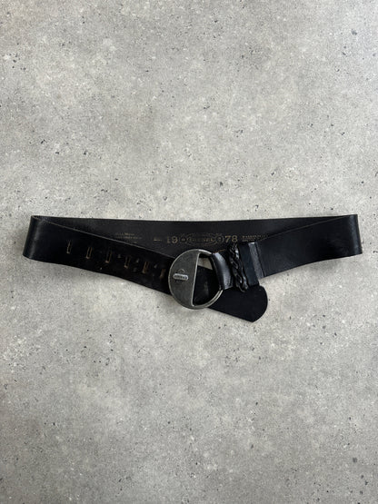 Diesel 1990s Chunky Logo Leather Belt - W32-38