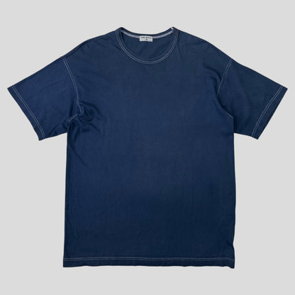 Comme Des Garçons Homme 1999 Contrast Stitch T-shirt - L