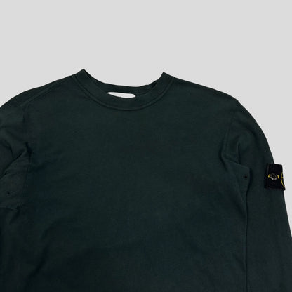 Stone Island Badged Longsleeve T-shirt - M