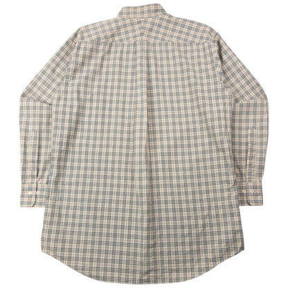Vintage Burberry Nova Check Long Sleeve Button Up Shirt Size S | Small, Beige
