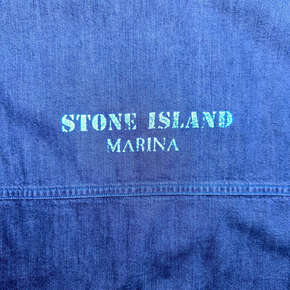 S/S1992 Denim Marina Reflective Spell Out Blouson