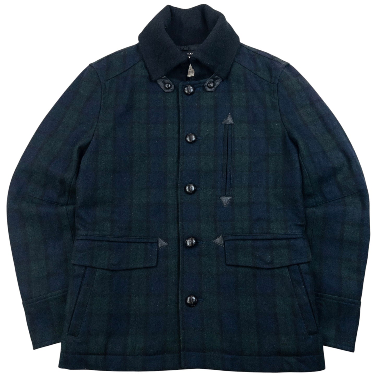 Vintage 2000s Katharine Hamnett Checkered Wool Jacket Size M | Medium, Multicoloured