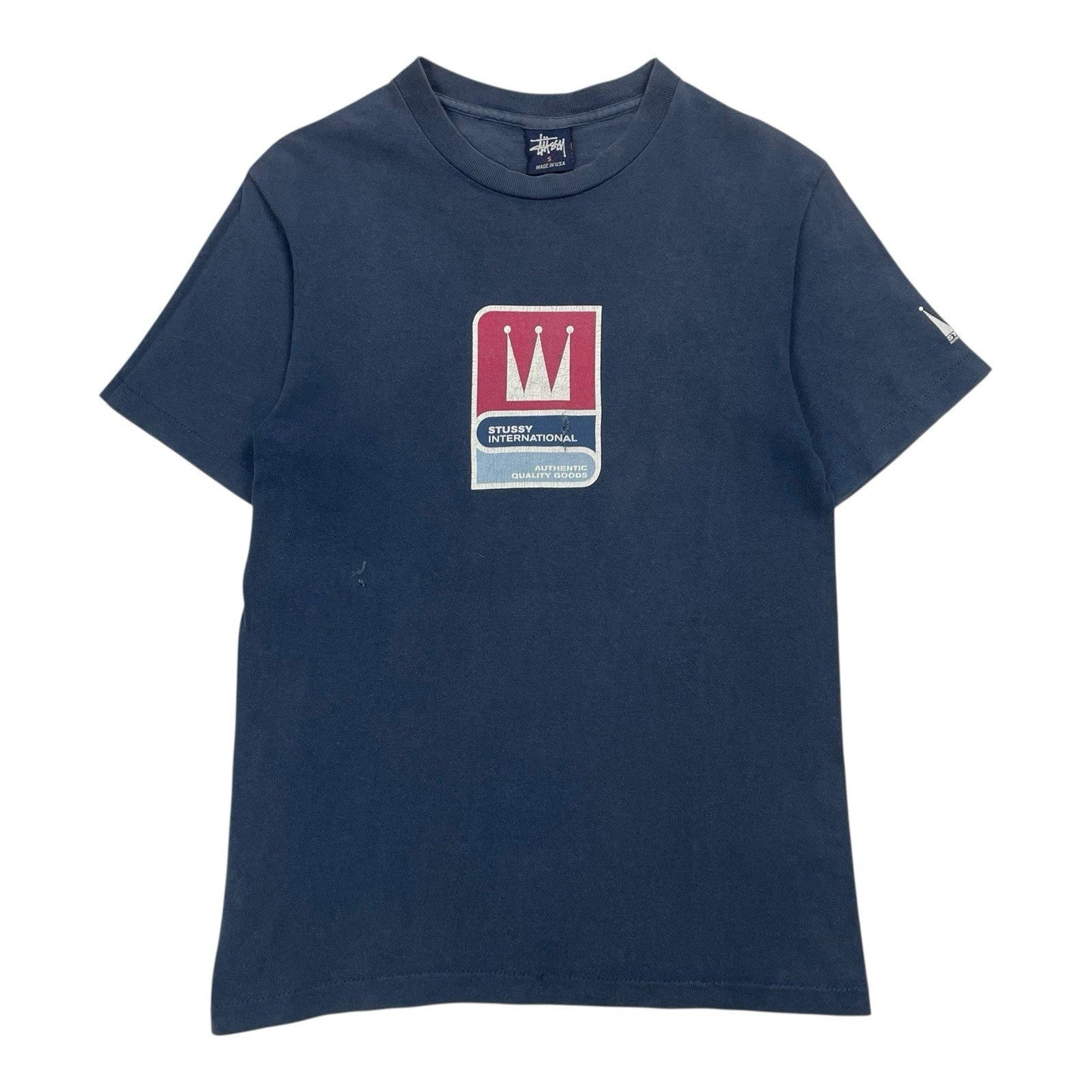 Vintage Stussy Crown T Shirt, Size Small Women's | Stussy, Navy