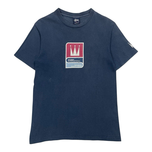 Vintage Stussy Crown T Shirt, Size Small Women's | Stussy, Navy