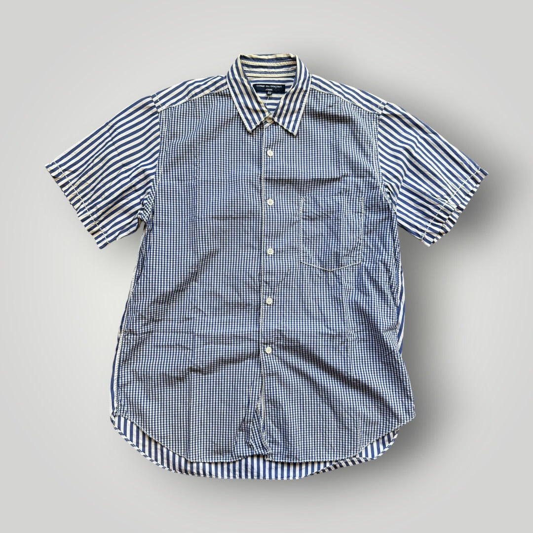 Comme des Garçons Homme 2009 Cotton Shirt S/M | O/S, Blue and White