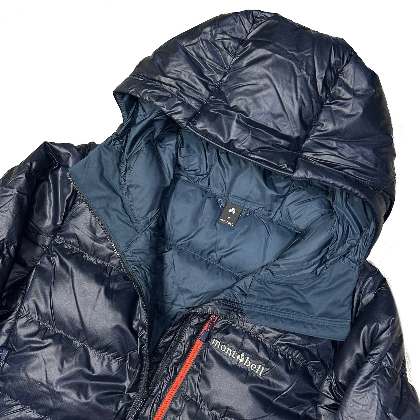 Montbell Alpine Down Parka Puffer Jacket In Navy Blue ( M )