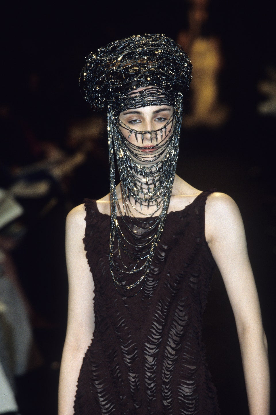 Jean Paul Gaultier S/S 1998 Couture velvet corset