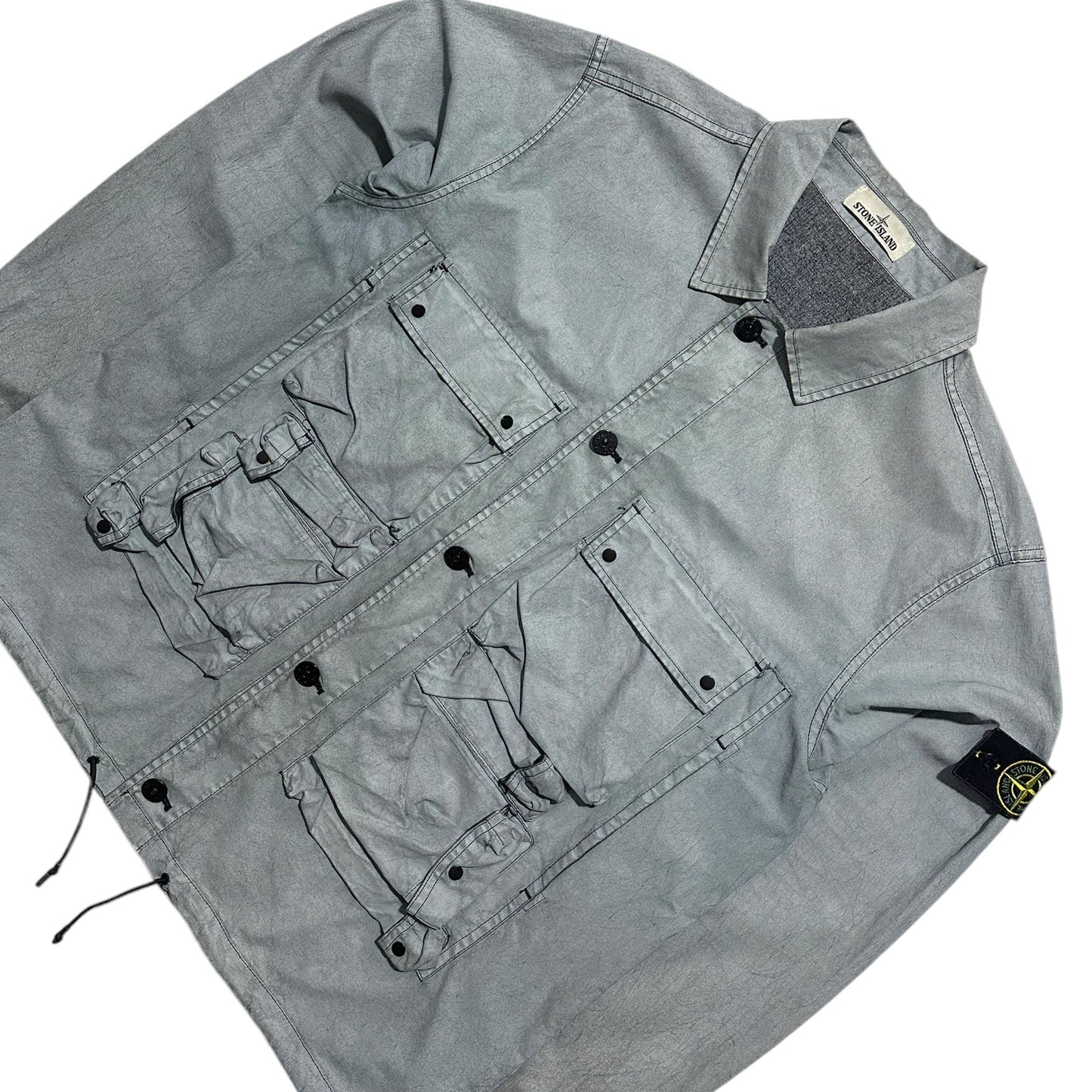 Stone Island Tela Placcata MultiPocket Overshirt