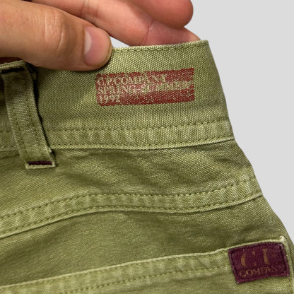 CP Company SS 1992 Ideas By Massimo Osti Green Logo Trousers - 31