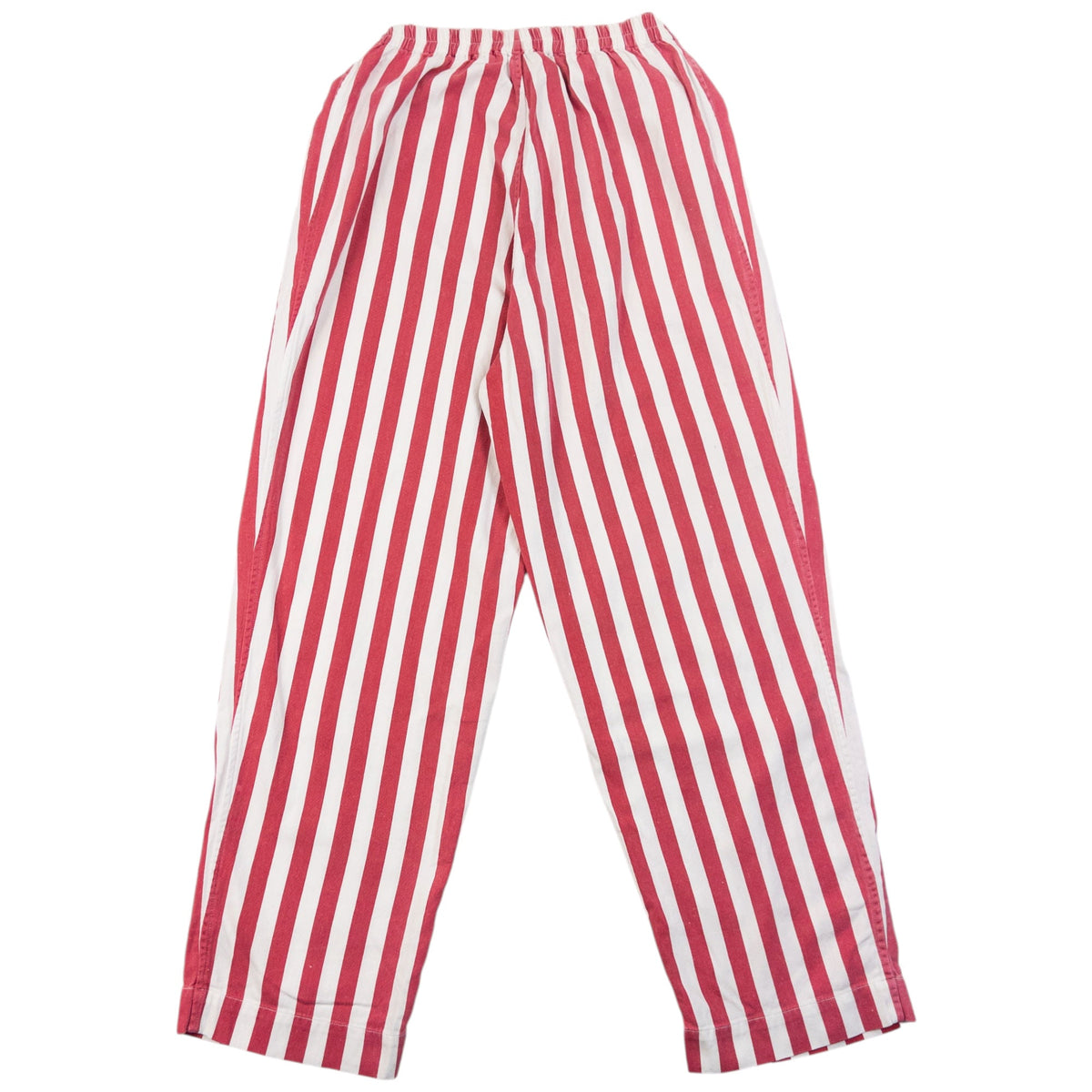 Vintage 90s Yohji Yamamoto Striped Trousers Size S | Small, Red