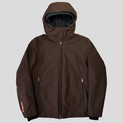Prada Sport 2002 3 in 1 Brown Ventilated Goretex Technical Jacket - IT46 | Default Title, Brown