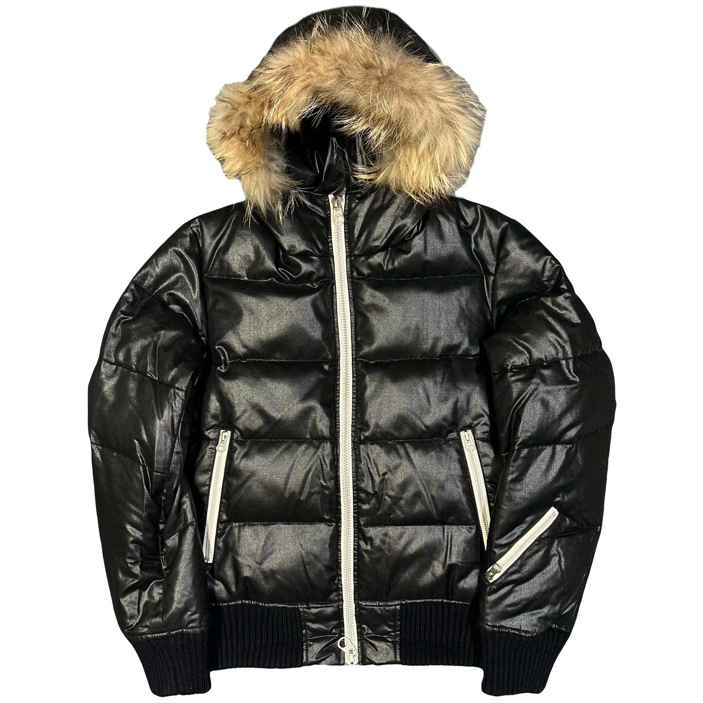 Takeo Kikuchi Puffer Jacket With Fur Hood ( M )
