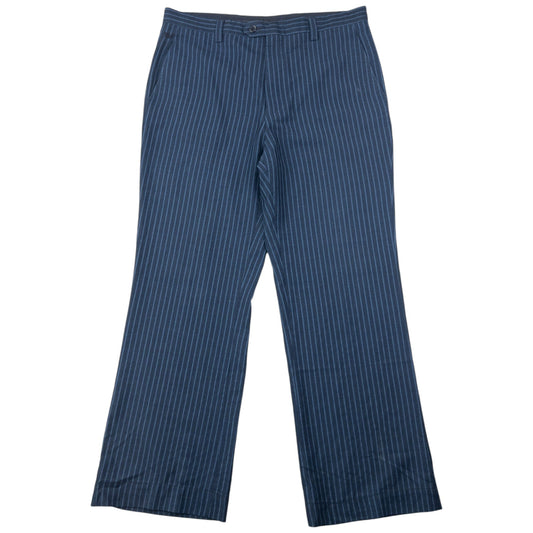 Vintage Giorgio Armani Lightweight Striped Trousers Size W34