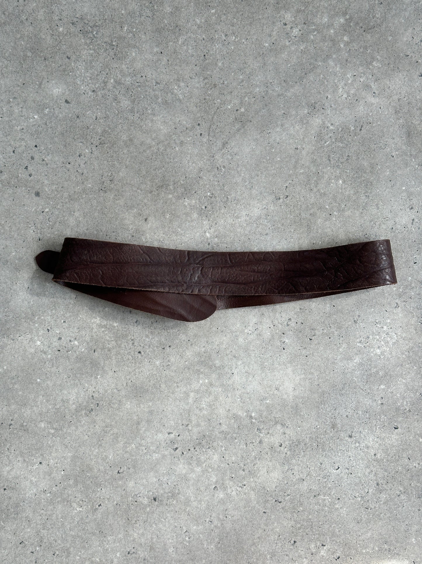 Vintage 1990s Leather Chunky Belt - W34-38