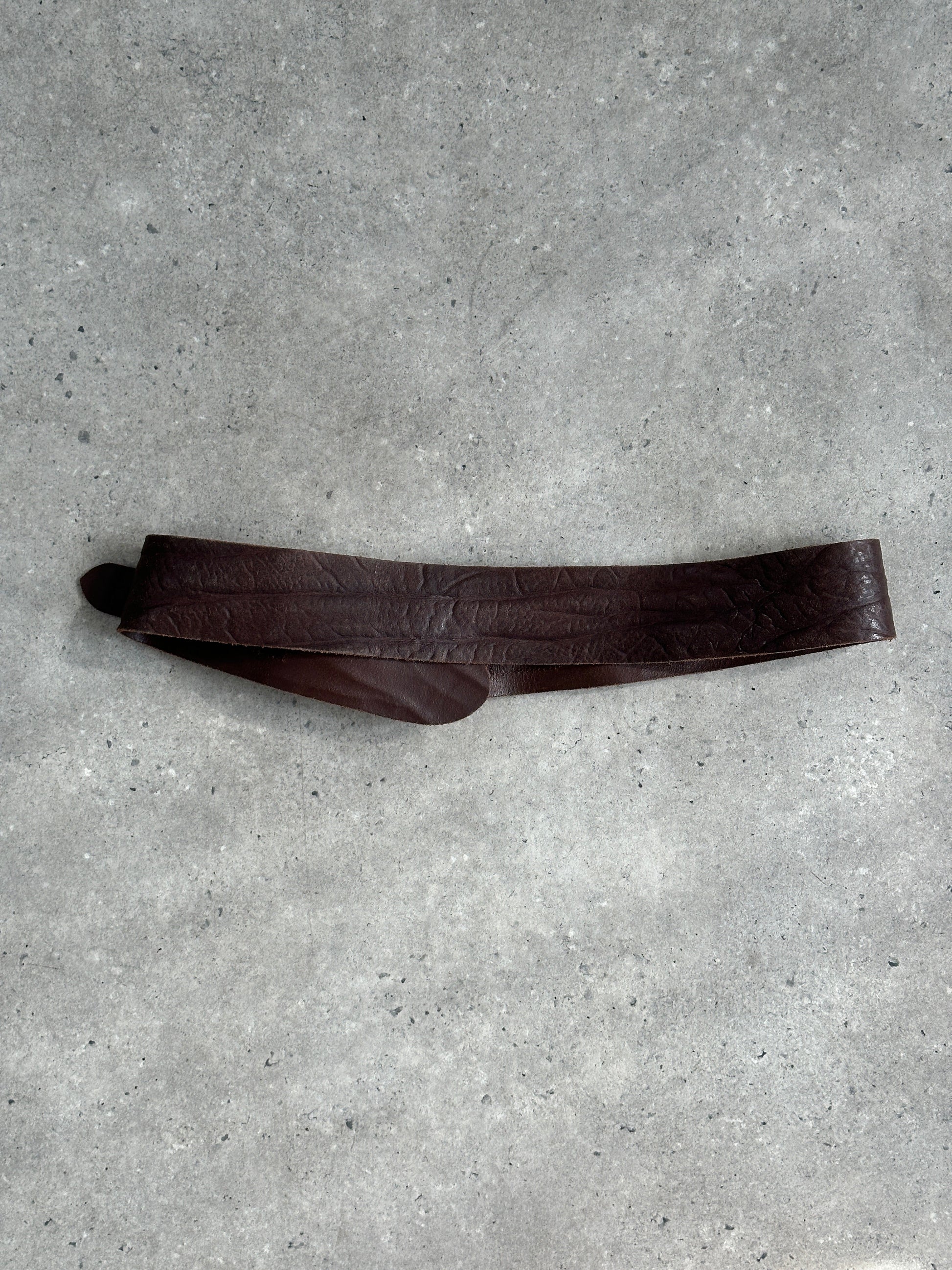 Vintage 1990s Leather Chunky Belt - W34-38