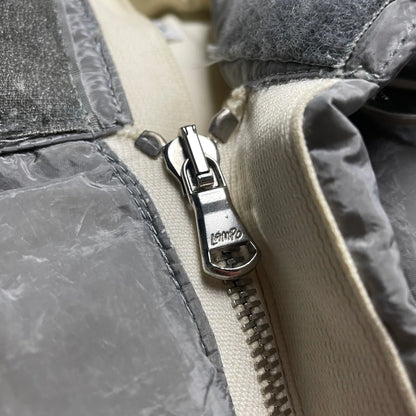 A/W 2000 Paul Harvey Steel Grey Pure Metal Shell Hooded Parka