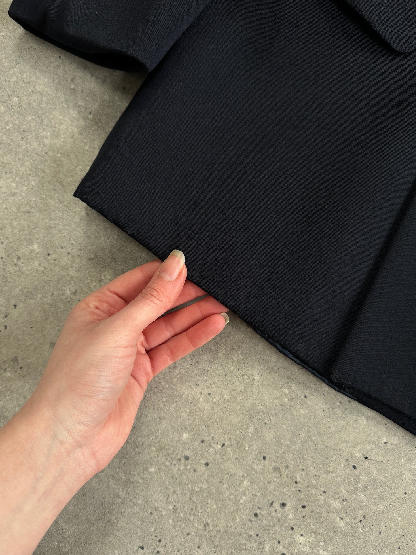 Vintage Bespoke Button Wool Double Breasted Blazer - 42L/L