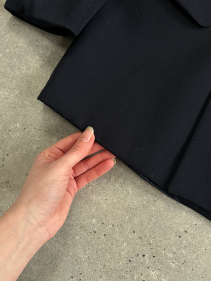 Vintage Bespoke Button Wool Double Breasted Blazer - 42L/L