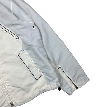 Armani Jeans Short Zip White Jacket