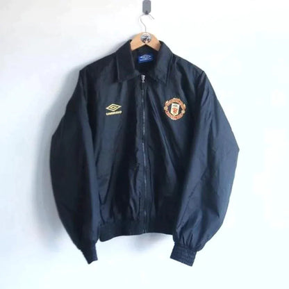 VINTAGE UMBRO MANCHESTER UNITED BOMBER JACKET (XS)  (S)