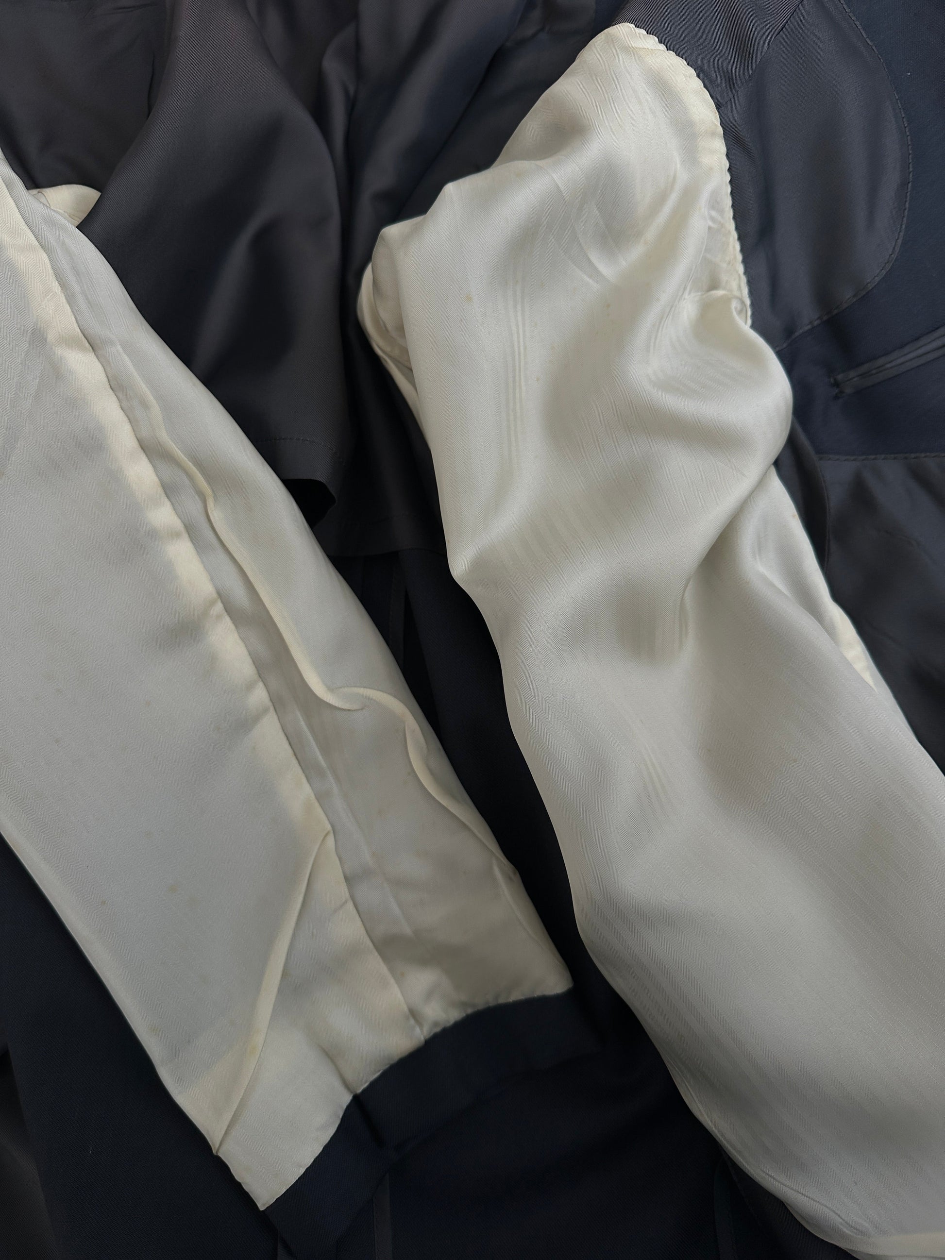 Burberry 1990s Bespoke Button Double Breasted Blazer - S