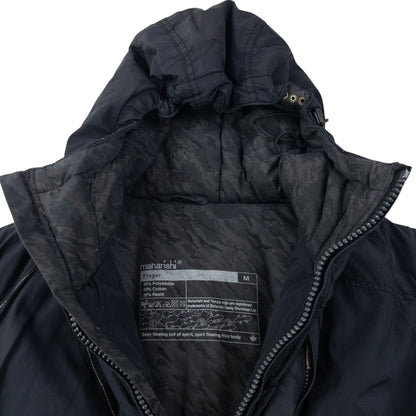 Vintage 2000s Maharishi Multi Zip Puffer Jacket Size M | Medium, Black