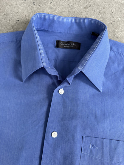 Christian Dior Monsieur 1990s Cotton Logo Shirt - M