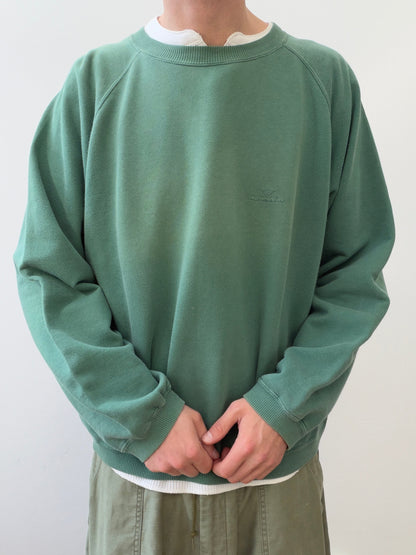 Armani Jeans 90s Crewneck Sweatshirt | X-Large, Green