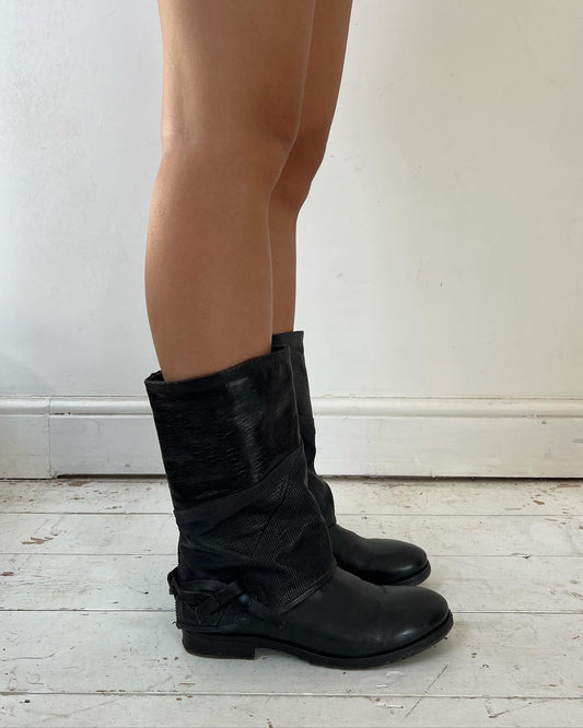 AS 98 BOOTS (EU 40) | DEFAULT TITLE, Black