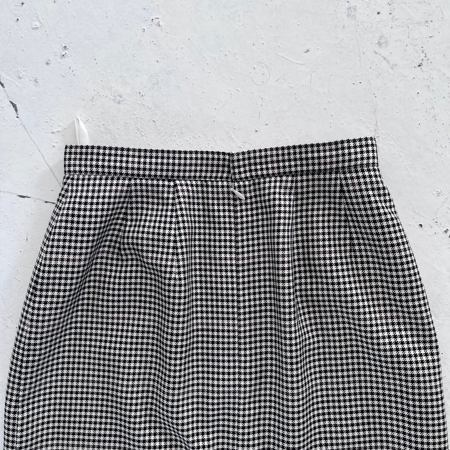 1990s Burberry skirt | Checkered, Black and White