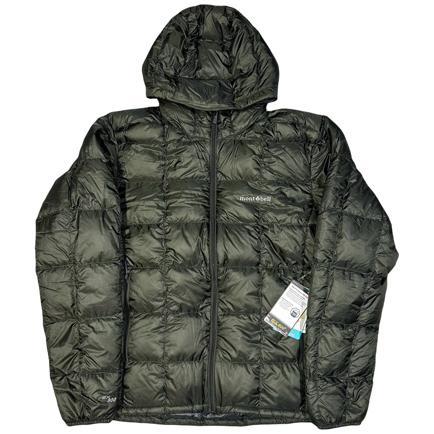 Montbell Superior Down Parka Puffer Jacket In Dark Green (US/EUR S) | Small, Green
