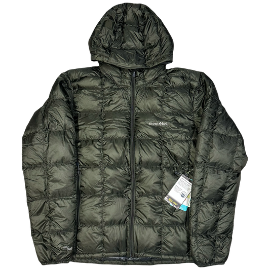 Montbell Superior Down Parka Puffer Jacket In Dark Green (US/EUR S) | Small, Green