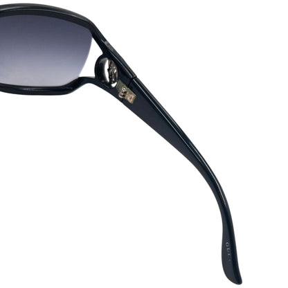 Vintage 2000s Gucci Heart Sunglasses | O/S, Black