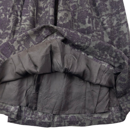 Vintage 90s Plantation By Issey Miyake Pattern Skirt Womens Size XL | XL, Grey