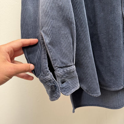 Stone Island 1995 Jumbo Corduroy Over Shirt (XL) | Extra Large, Blue