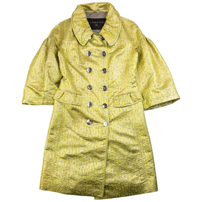 Vintage 2007 Burberry Button Up Pattern Jacket Womens Size M | Medium, Green