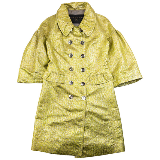 Vintage 2007 Burberry Button Up Pattern Jacket Womens Size M | Medium, Green