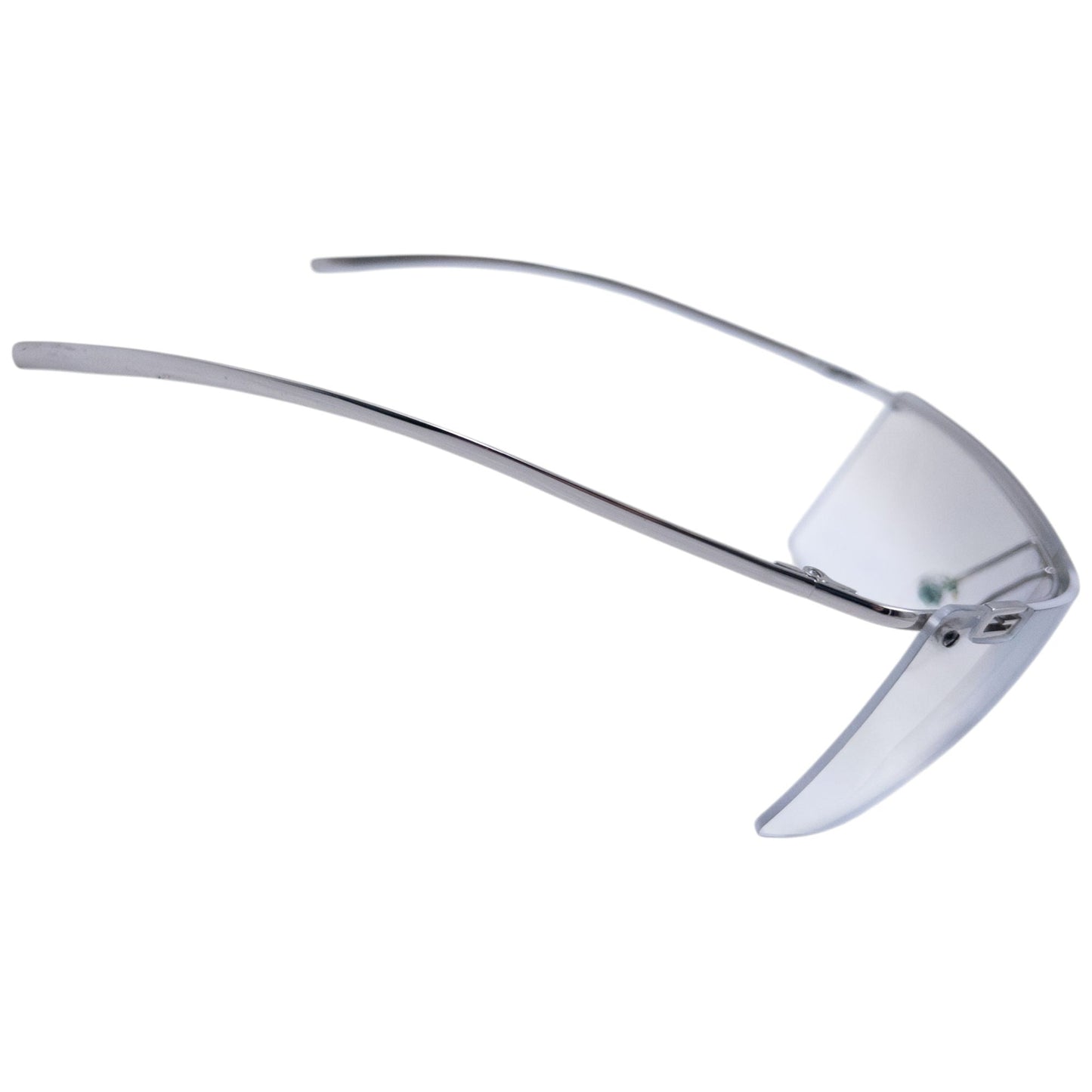 Vintage 2000s Gucci Clear Rimless Sunglasses | O/S, Grey