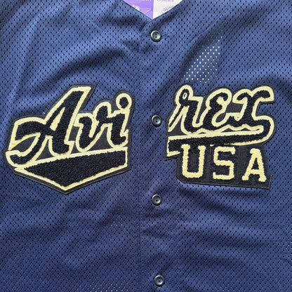 Avirex 90's Baseball Jersey - XL | XL, Blue