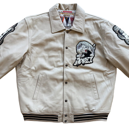 Avirex 'Speed Tigers' Leather Varsity Jacket - XL