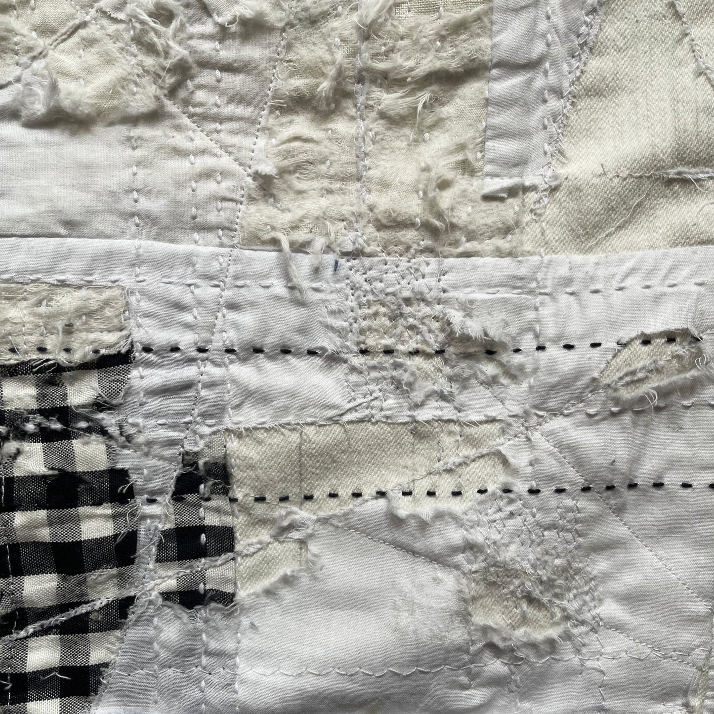 Boro Patchwork Distressed Jeans - W32"