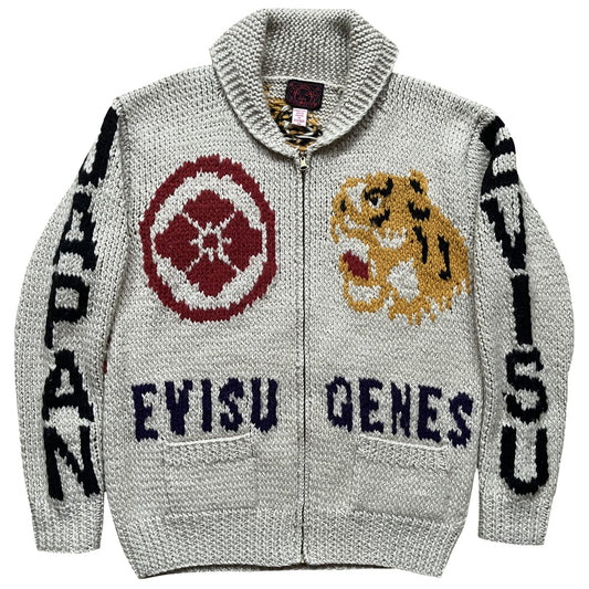 Evisu Genes Cowichan Knitted Cardigan - M